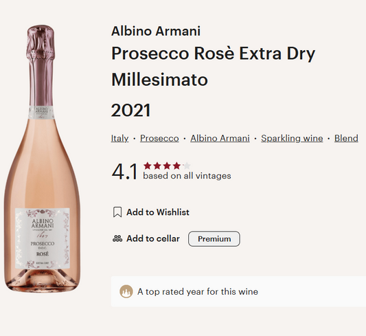 ספט7 - albino armani Prosecco Rosé DOC 2021