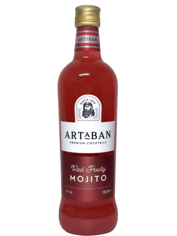 נוב9 - קוקטייל מבוקבק - ארטבן מוחיטו אדום - כשר