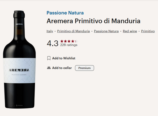 פבר926- ארמרה פרימיטיבו די מנדוריה יקב פסיונה נטורה